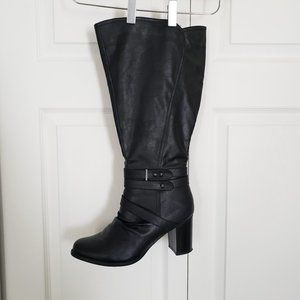 Additionelle wide calf black sz 10W boots